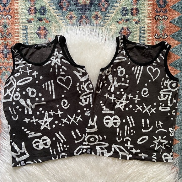 {MIMA mini + maximus} graffiti tank top kids 4 - Picture 3 of 9